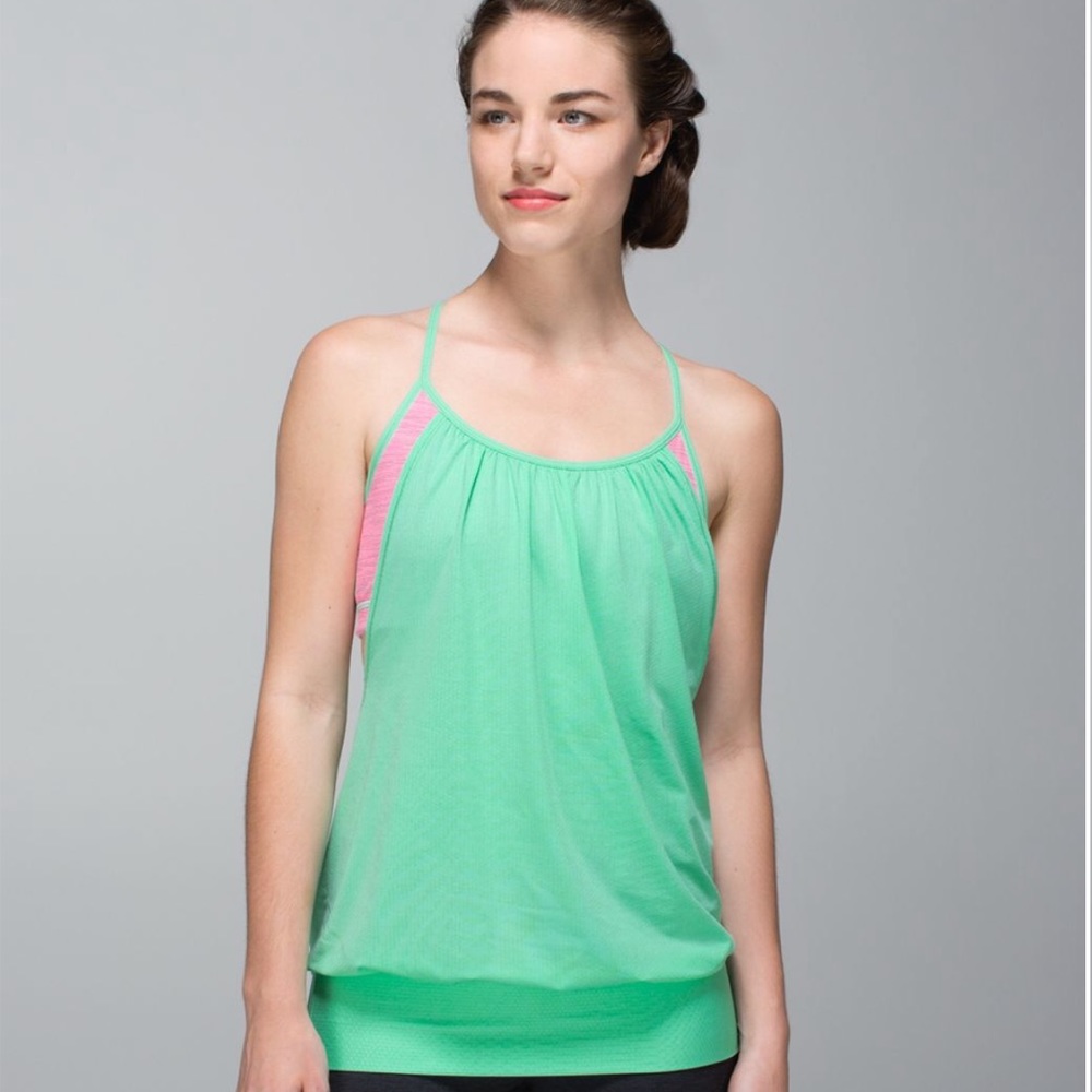 Lululemon No Limits Tank in Opal